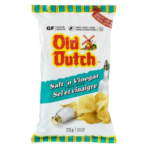 Picture of OLD DUTCH CHIPS - SALT N VINEGAR 235GR